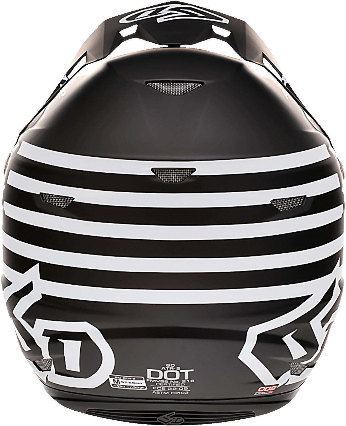 6D ATR-2 Helmet - Tactical - Black - Large 12-3007