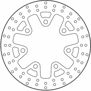 MOTO-MASTER Brake Rotor - Front - Halo 110795-PU
