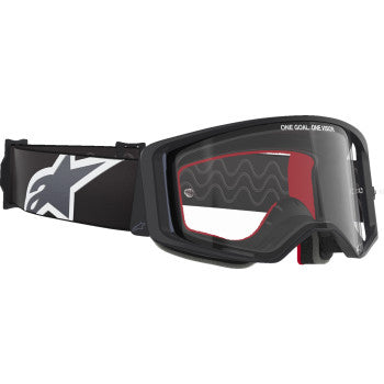 ALPINESTARS GOGGLES Supertech Goggle - Corp - Black/Gray - Clear 5100125-1507