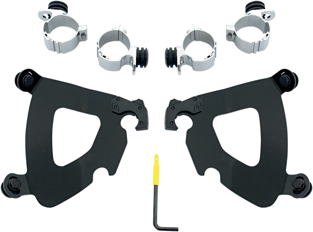 MEMPHIS SHADES Gauntlet Mounting Kit - Black - XL 48 MEB1984