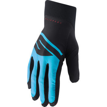 SLIPPERY Flex Lite Gloves - Aqua/Black - Small 3260-0451