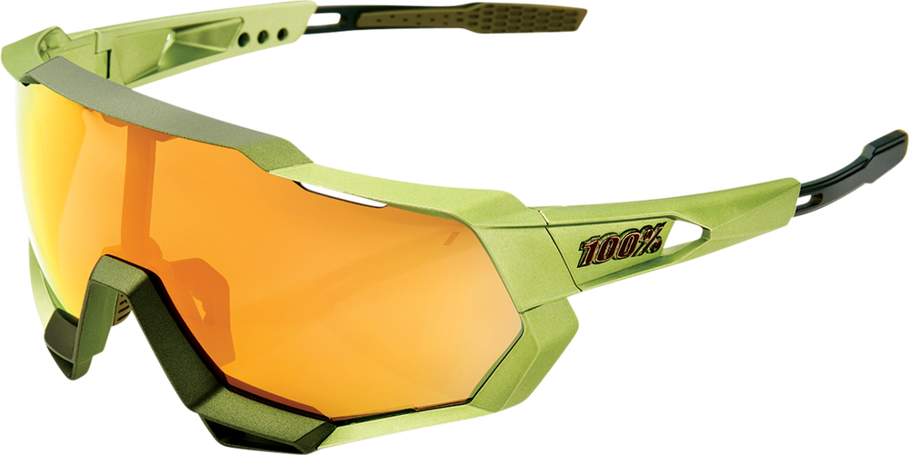 100% Speedtrap Sunglasses - Viperidae - Bronze Mirror Lens 61023-389-80