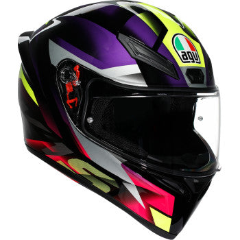 AGV K1 S Helmet - Fastlap - Black/Purple/Pink - 2XL 21183940180652X