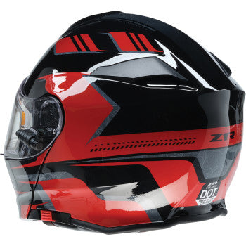 Z1R Solaris 2.0 Helmet - First Tracks - Electric - Dual Pane - Black/Red - Small 0120-0826