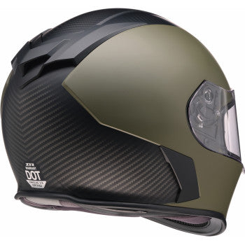 Z1R Warrant Helmet - Carbon - Green - 2XL 0101-17437