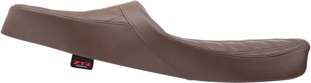 Z1R Low TR Seat - Double Diamond - Brown - Vinyl 0810-2221