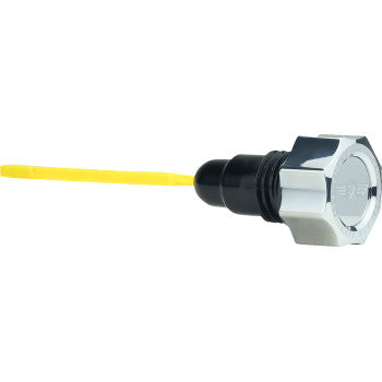 FIGURATI DESIGNS Oil Dipstick - Smooth - Polished - Twin Cam Touring/Trike FD01-MAGDSTC-SM-SS