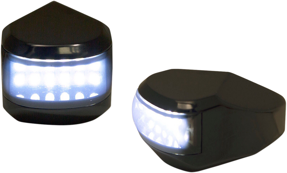 ALLOY ART LED Driving/Turn Signal Light - Black - Smoke Lens MRL-4B