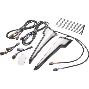 CIRO Quill™ Fairing Light - w/Turn Signal - Black - FLHX 12201