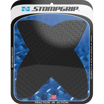 STOMPGRIP Traction Pad Tank Grips - Icon - Black - RSV4/Tuono V4 55-14-0180B