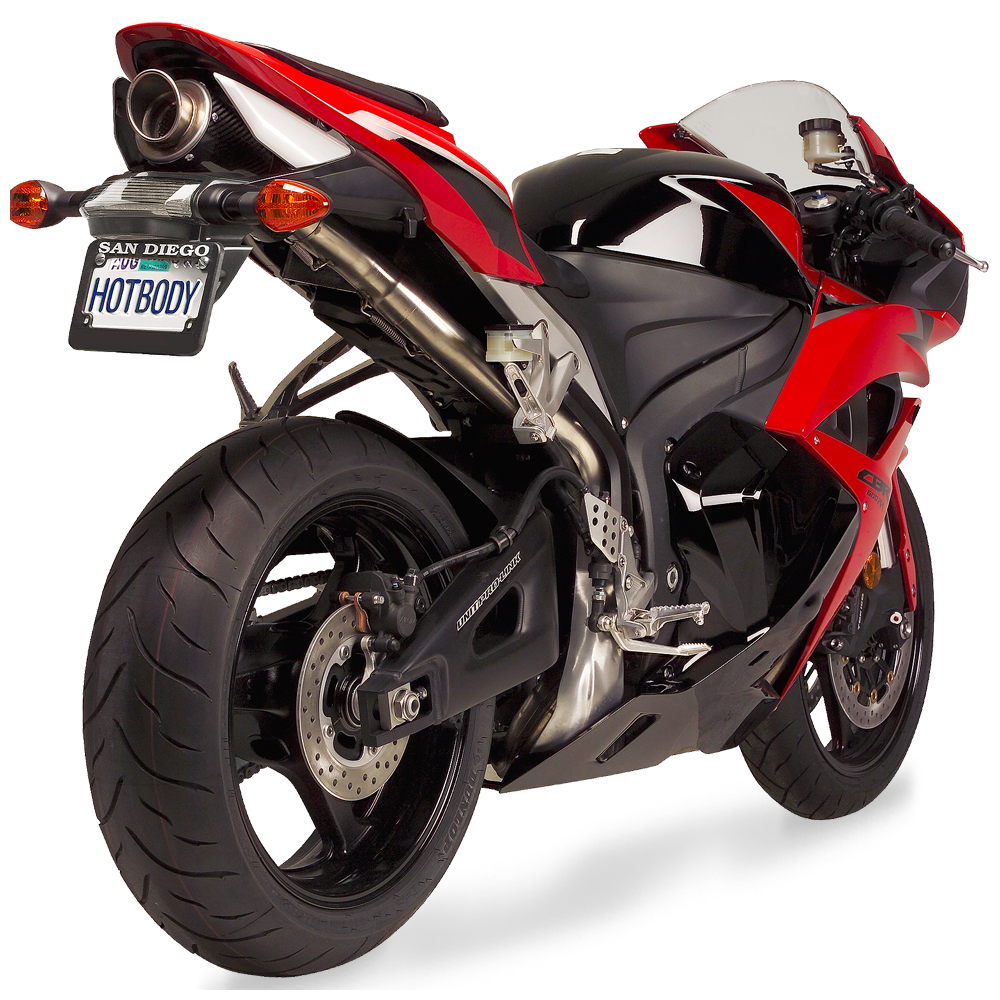 HOTBODIES Plate Bracket Textured Black 40701-1000