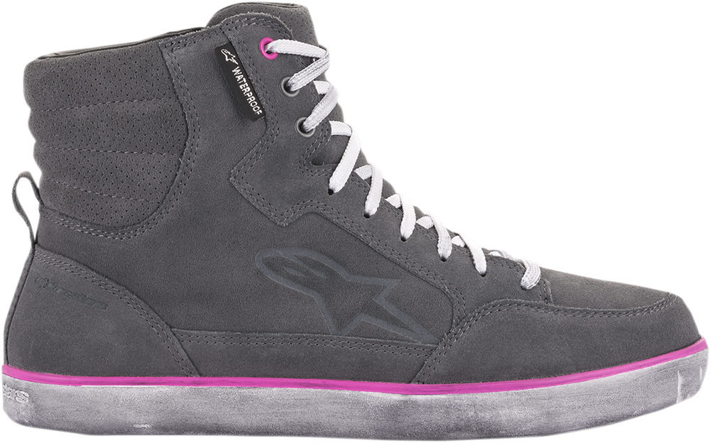 ALPINESTARS J-6 Waterproof Women's Shoes - Gray/Pink - US 11.5 2542220909512