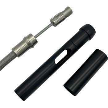 FAT BAGGERS EZ Install Upper Clutch Cable - FLHX/FLTR,SE - +2" - Braided 108002