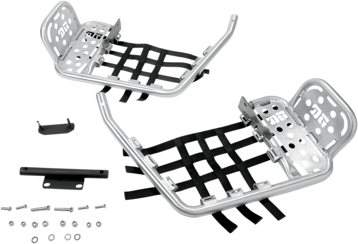 DG PERFORMANCE Heel Guard Nerf Bar- With Black Webbing - Yamaha Raptor 350 2004-2013 607-4170