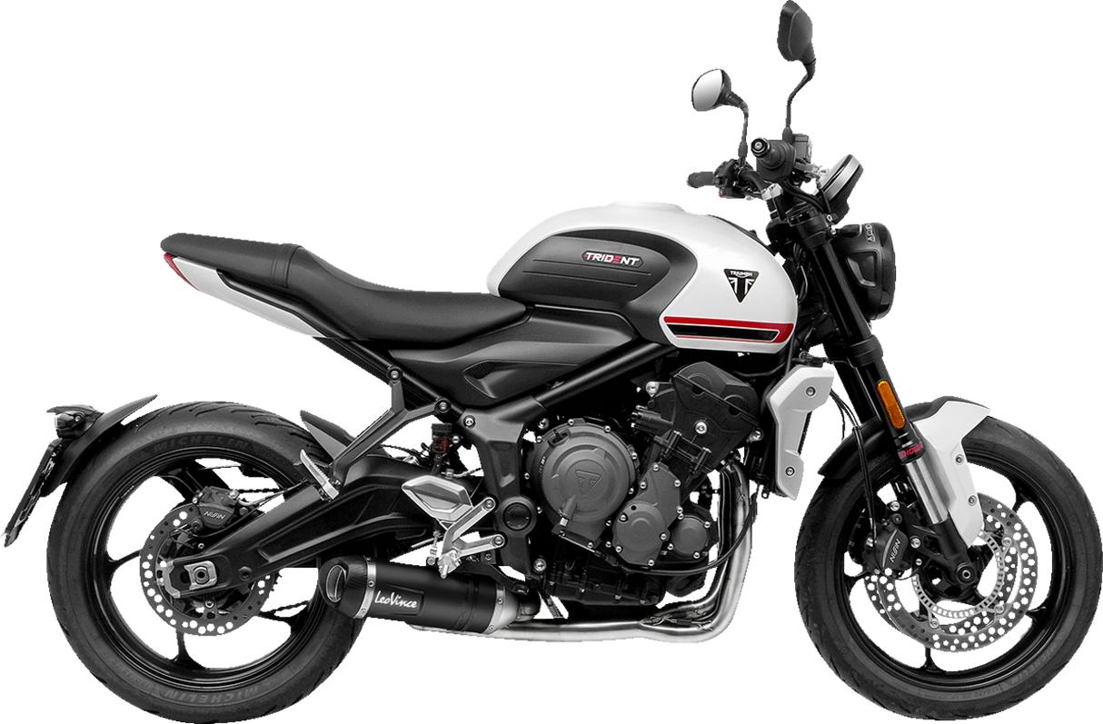 LEOVINCE LV-10 full system - Black Trident/Tiger Sport 660 14385EBU