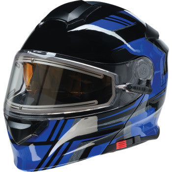 Z1R Solaris 2.0 Helmet - First Tracks - Electric - Dual Pane - Black/Blue - 2XL 0120-0836
