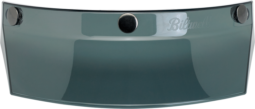 BILTWELL Moto 3-Snap Visor - Smoke 2002-102