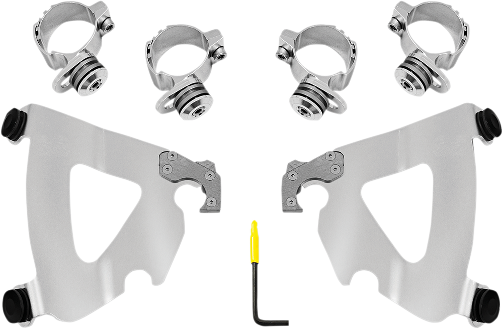 MEMPHIS SHADES Road Warrior Mounting Kit - Polished - FXD MEK2038