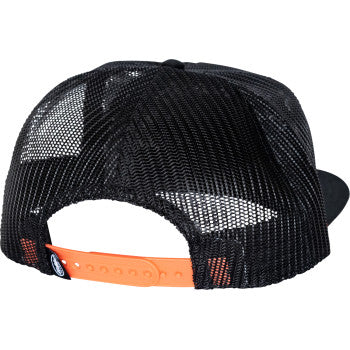 FMF Split Flag Hat - Black SU25196902BLK