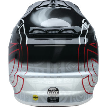 MOOSE RACING F.I. 2.0 Helmet - Deceit - MIPS® - Black/White/Red - 2XL 0110-7994