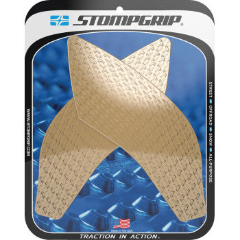 STOMPGRIP Traction Pad Tank Grips - Icon - Clear - Honda 55-14-0161C