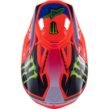 ALPINESTARS Supertech M10 Helmet - Deegan Monster - MIPS® - Gloss Orange Fluo/Purple/Pink Fluo - 2XL 8300425-433-XXL