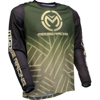 MOOSE RACING Sahara Jersey - Green/Black - Small 29107942