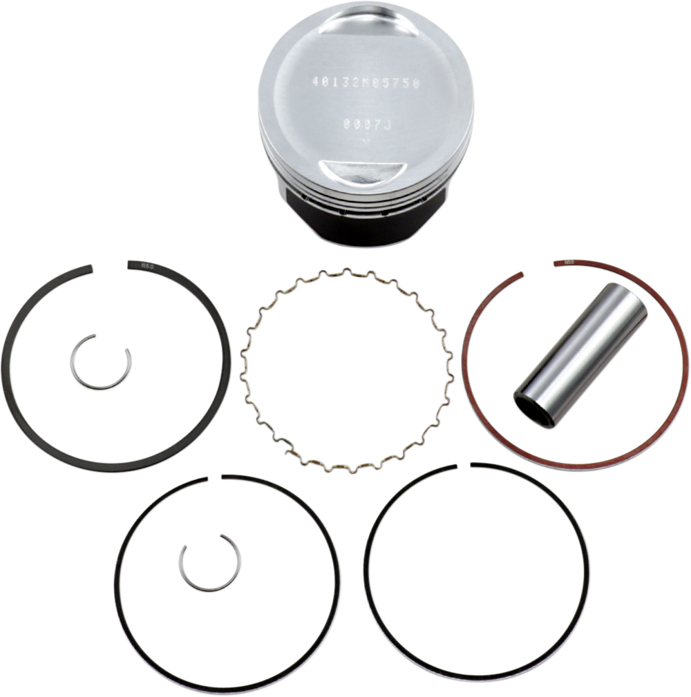 WISECO Piston Kit - Standard 2006-2017  CRF150F Piston Kit - 57.50 mm - Honda  10:1 High-Performance 40132M05750