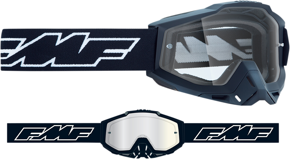 FMF Youth PowerBomb Goggles - Rocket - Black - Clear F-50047-00001 2601-2993