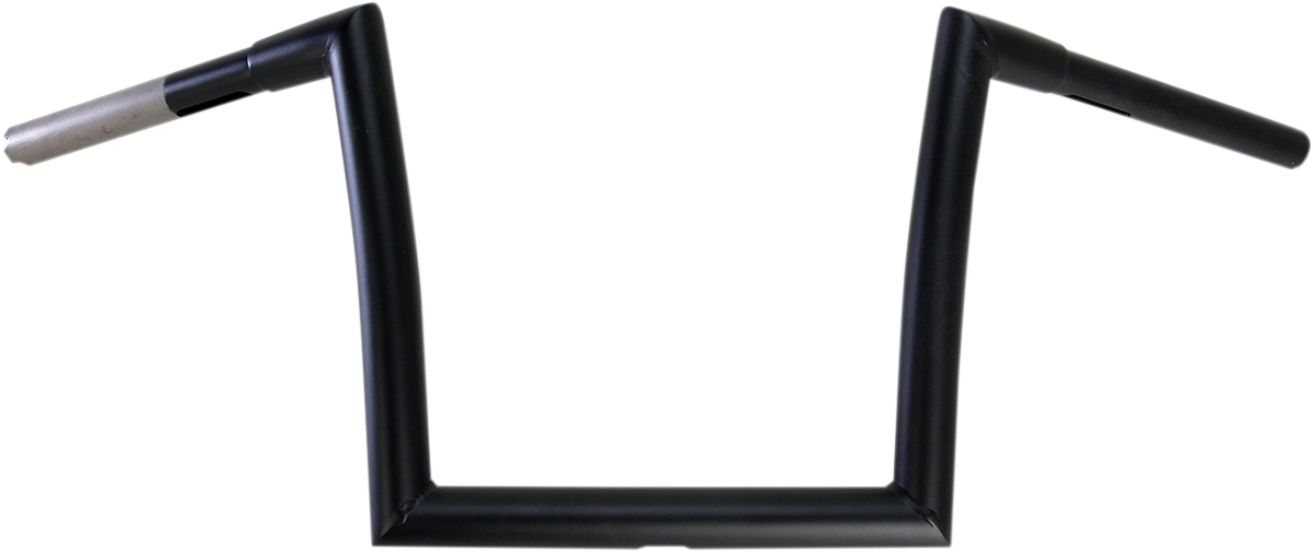 TODD'S CYCLE Handlebar - Strip - Fat Bobber - 1-1/4" - 10" Rise - Flat Black 0601-2809