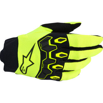 ALPINESTARS Full Bore V2 Gloves - Fluo Yellow/Black - Small 3560426-551-S