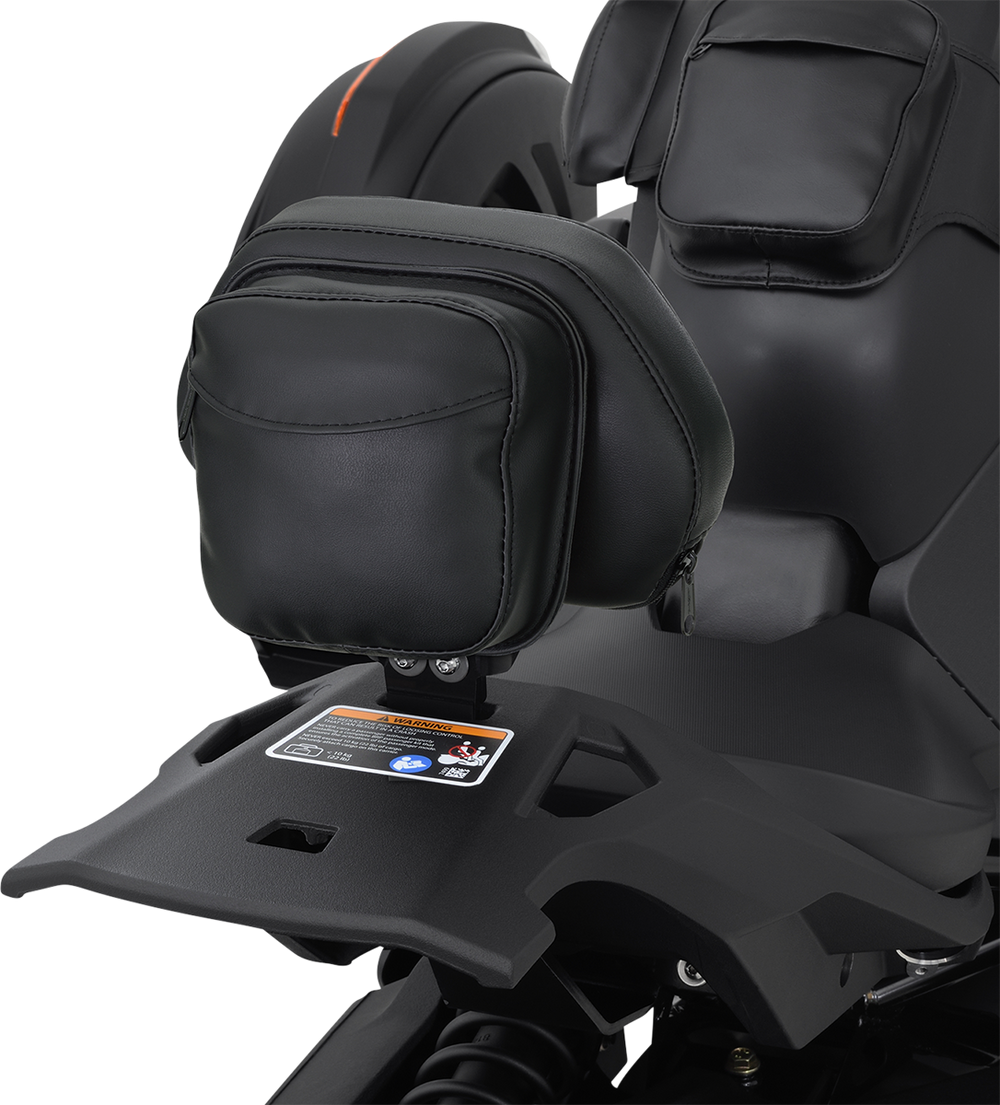 SHOW CHROME Quick-Detach Backrest - Black - Ryker '19-'21 41-405