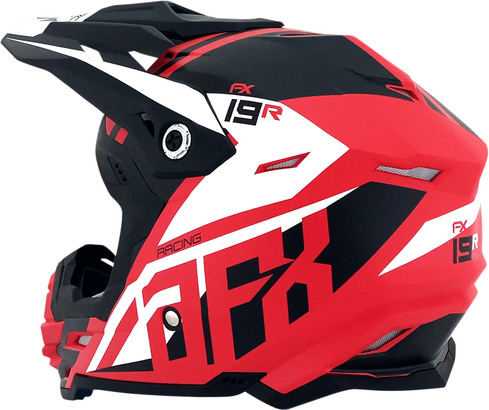AFX FX-19R Helmet - Racing - Matte Red - Large 0110-7065