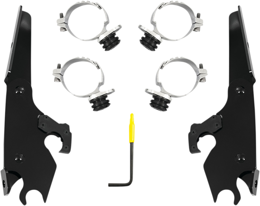 MEMPHIS SHADES Batwing - Mounting Kit - Black - XL MEB2056