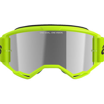 ALPINESTARS GOGGLES Goggle Vision 3 Wordmark Ylw Fluo/Mir Sil 5103225-5299