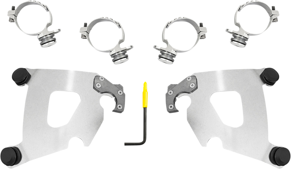 MEMPHIS SHADES Cafe Mounting Kit - Polished - XL MEK2058