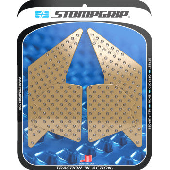 STOMPGRIP Traction Pad Tank Grips - Volcano - Clear - Tenere 700 55-10-0196C