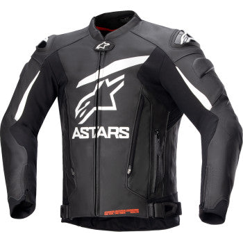 ALPINESTARS GP Plus R v4 Leather Jacket - Black/White - US 38 / EU 48 3100524-12-48