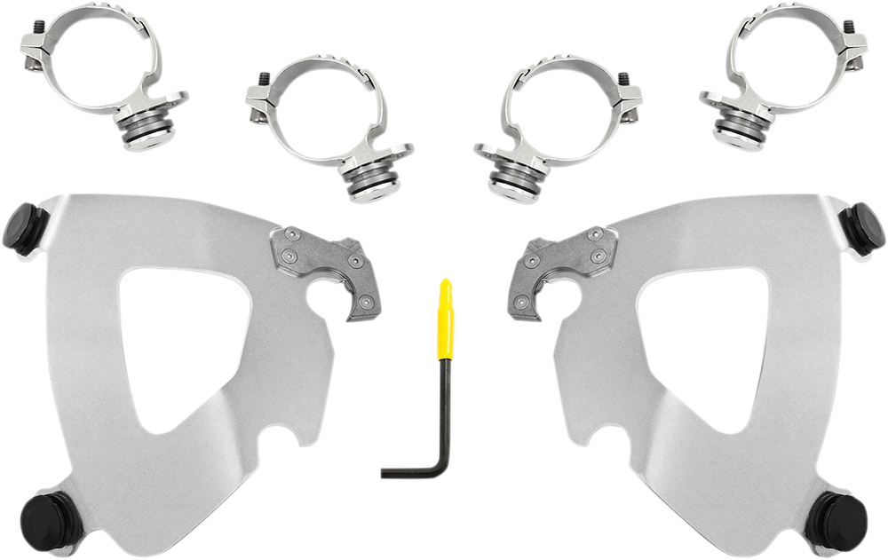 MEMPHIS SHADES Gauntlet Mounting Kit - Polished - FXLR MEK2033