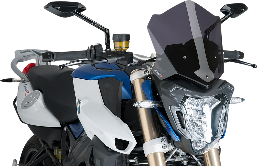 PUIG HI-TECH PARTS New Generation Windscreen - Dark Smoke - F800R 7650F