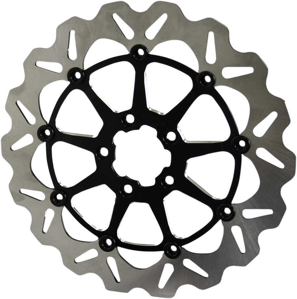 GALFER Wave Rotor Contrast Cut 12.5" ACT BLKMACHINED CARRIER DF680CWS-C