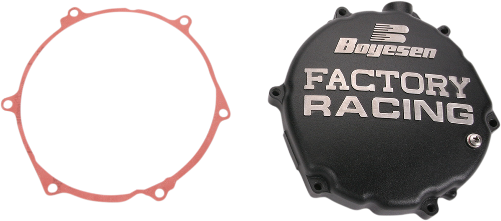 BOYESEN Clutch Cover - Black - KX250 CC-12CB