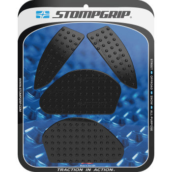 STOMPGRIP Traction Pad Tank Grips - Volcano - Black - MT-03 55-10-0205B