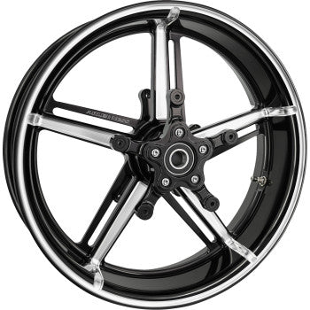 ARLEN NESS Wheel with Hub/Adapter - Factory 24 - Front - Black/Contrast Cut - 18x5.5 91-652