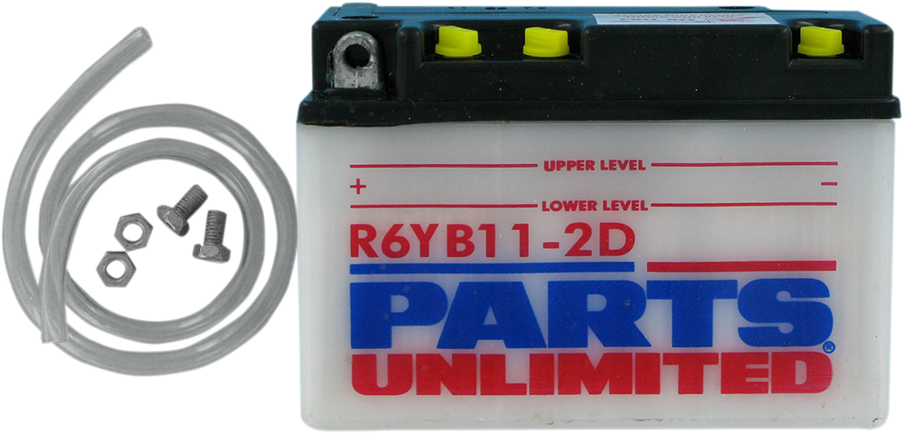 Parts Unlimited Conventional Battery 6cb112d