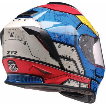 Z1R Youth Warrant 2.0 Helmet - Sentinel - Blue/Yellow - Small 0102-0292