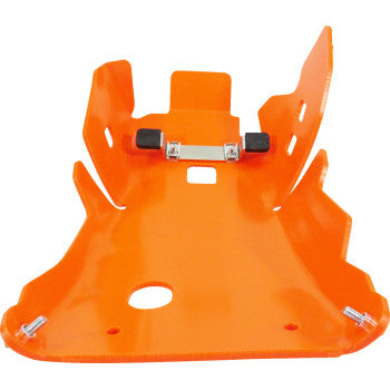 T.M. DESIGNWORKS Skid Plate - Orange - Gas Gas | Husqvarna | KTM KTMC-258-OR