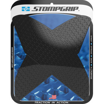 STOMPGRIP Traction Pad Tank Grips - Icon - Black - GSX-S 1000/GT 55-14-0188B