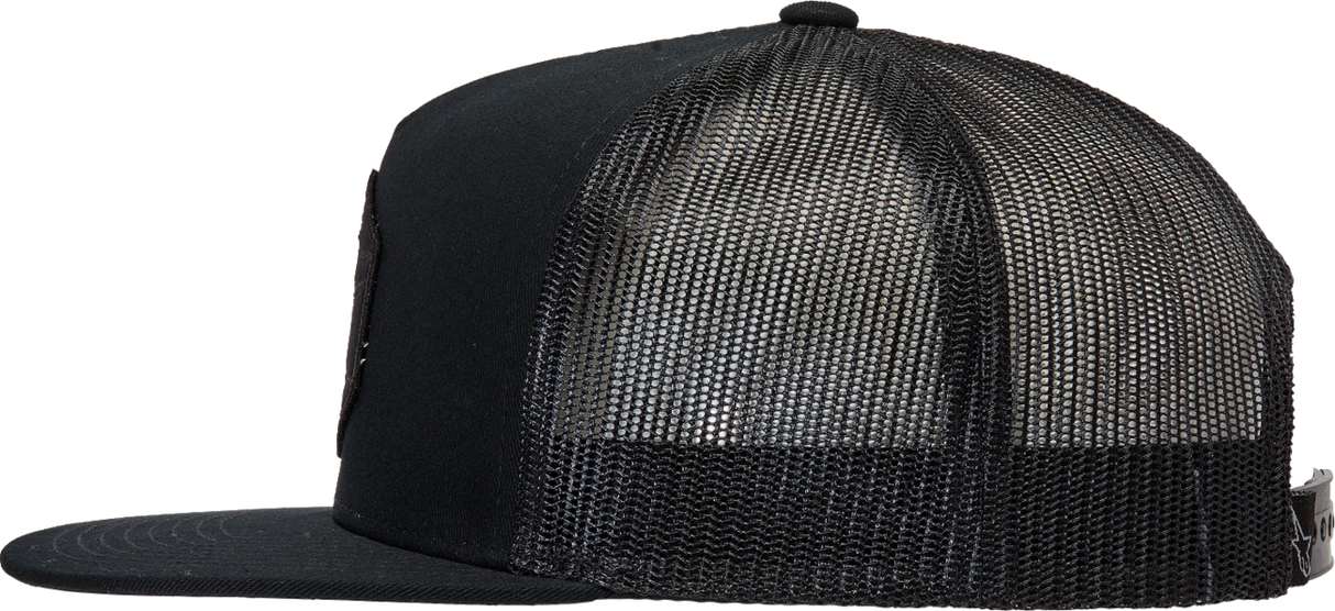 ALPINESTARS Bolt Trucker Hat - Black/Black - One Size 1213810141010OS