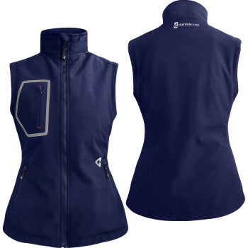 GERBING HEATED CLOTHING Women's 7V Torrid Softshell Heated Vest 2.0 - Navy - XS GERTVST7VWNXS